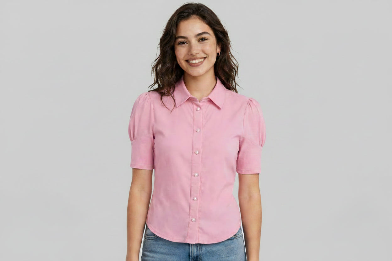 BLUSA EN ALGODON DAMA